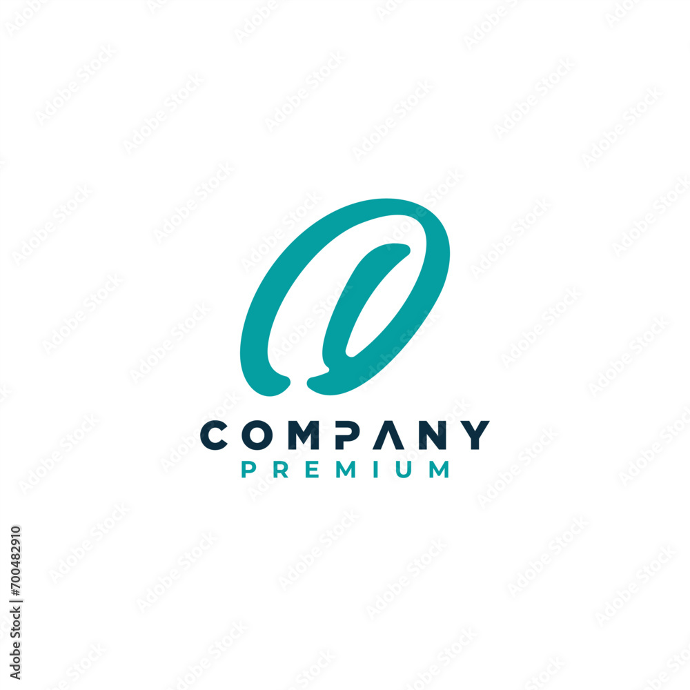 initial letter cd logo design vector