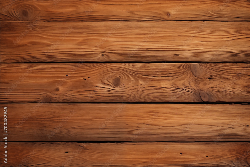 Fototapeta premium Minimalist brown and yellow wood panel table blank background