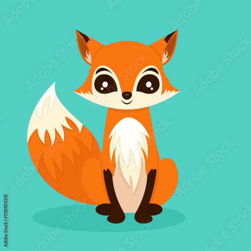 Foxy lady vector illustration graphic of a cartoon fox character