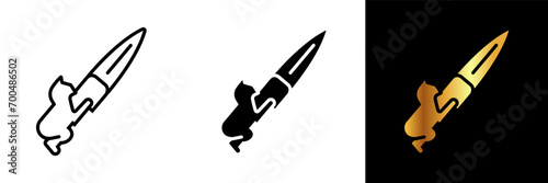 Unveil the mystique of ancient rituals with the Ceremonial Dagger icon. 