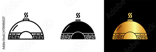 Immerse yourself in the ancient wellness ritual with the Temazcal icon. This symbolic representation of a traditional steam bath embodies the essence of purification and relaxation.