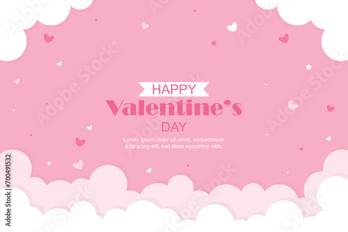 Happy Valentine day background vector design