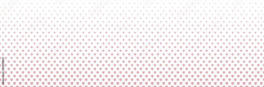 Blended doodle red heart line on white for pattern and background, Valentine's background, halftone effect. Blended doodle red heart line on white for pattern and background, Valentine's background, halftone effect.