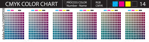 CMYK Process Color Chart 14