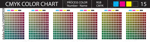 CMYK Process Color Chart 15