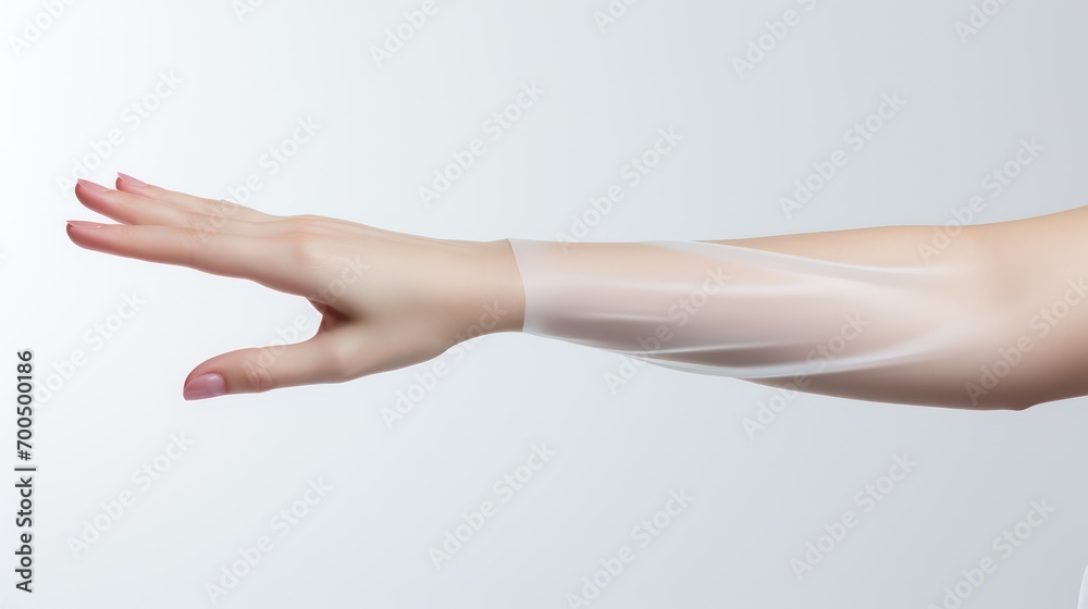 human hand isolated on a white background human hand isolated on a white background