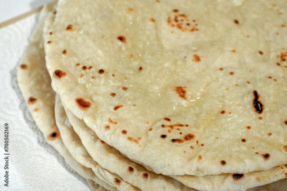 oiled bread, oiled flatbread Turkish style, oiled baked dough,