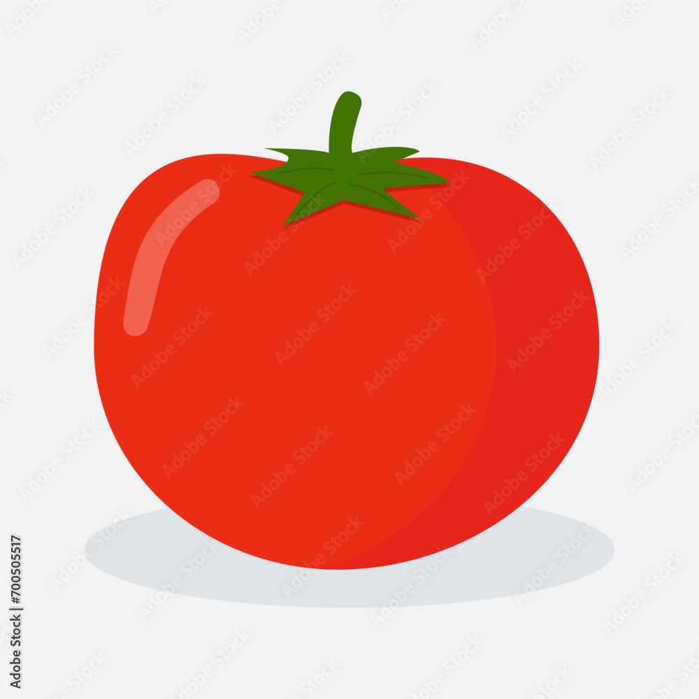 Vector illustration of fresh tomato Vector illustration of fresh tomato