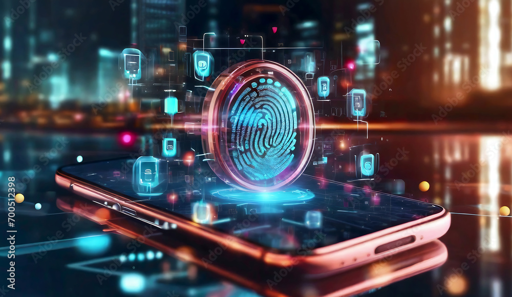 network for cyber security. notion of data protection. A businessman with a laptop. generative ai network for cyber security. notion of data protection. A businessman with a laptop. generative ai