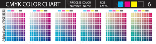 CMYK Process Color Chart 6