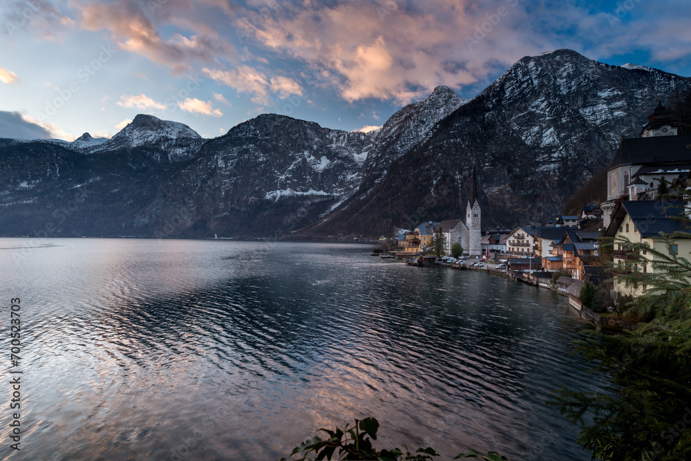 Hallstadt old town by the lake