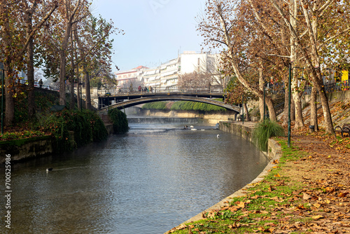 View of Litheos river of Trikala (Thessaly region, Greece)