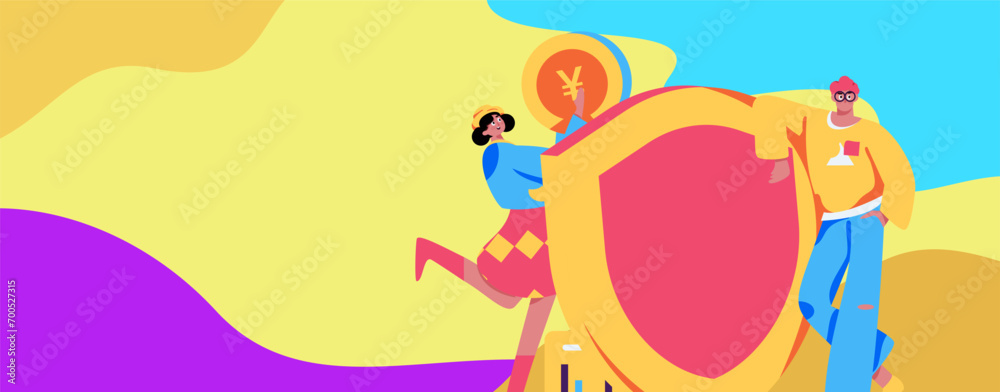 Internet financial management investment flat vector concept operation hand drawn illustration
Internet financial management investment flat vector concept operation hand drawn illustration