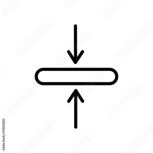 align icon from signs collection. Thin linear align, telephone, phone outline icon isolated on white background. Line vector align sign, symbol for web and mobile