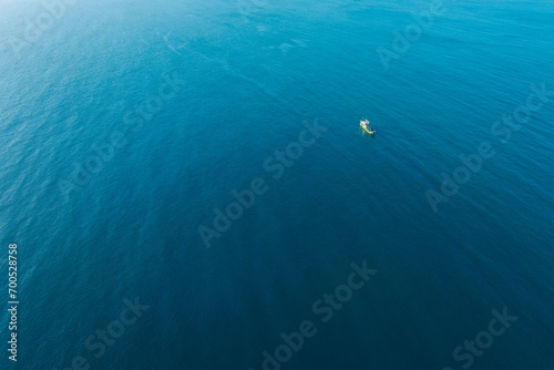 Fototapeta Naklejka Na Ścianę i Meble -  Aerial view of beautiful sea wave