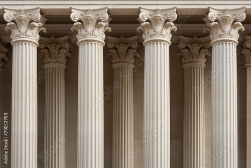 Ancient temple columns symbolizing the essence of law and the legal profession.