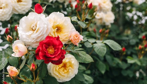 red and white roses © Sankar