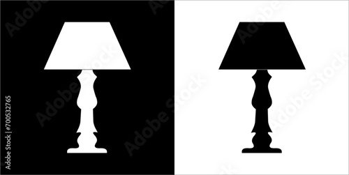  Illustration vector graphics of study lamp icon