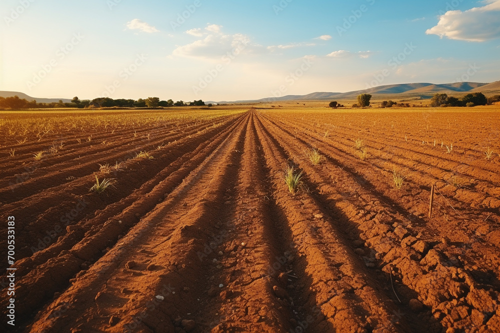 plowed fields in a beautiful autumnal landscape. plowed fields in a beautiful autumnal landscape.