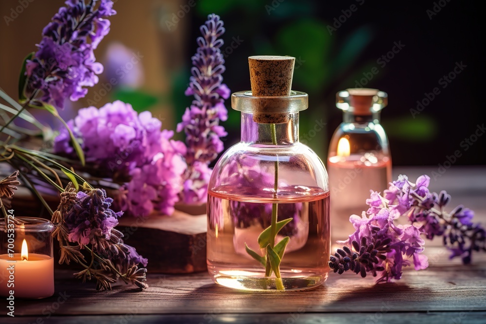 Natural oils obtained from plants. Ai generative Natural oils obtained from plants. Ai generative