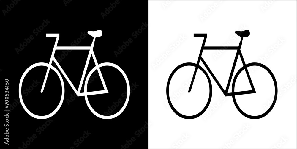 Illustration vector graphics of racing bike icon Illustration vector graphics of racing bike icon