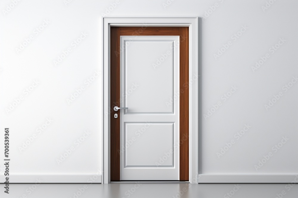 Melamine Door on white background. Melamine Door on white background.