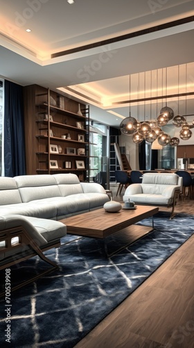 Fototapeta Naklejka Na Ścianę i Meble -  modern luxury  elegent living room UHD Wallpaper
