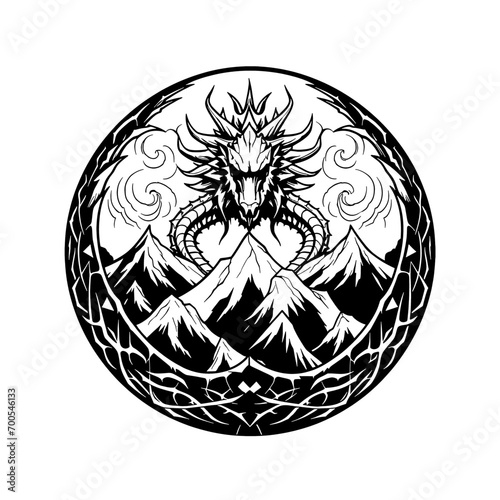 Draconic Legacy: Embrace the Majesty of Dragonborn Essence with a Majestic Race Insignia - Ignite Your Dungeons & Dragons Adventure in Elemental Splendor