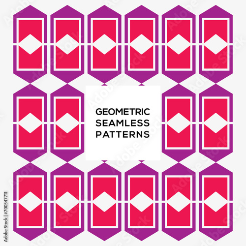 Geometric seamless pattern