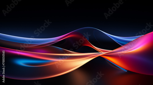 3d colorful wave abstract background