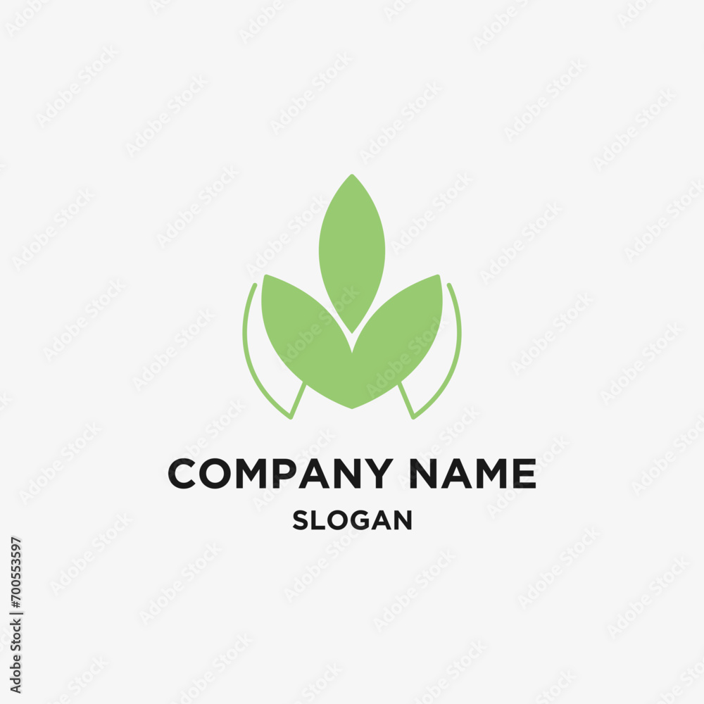 Logo company name vector