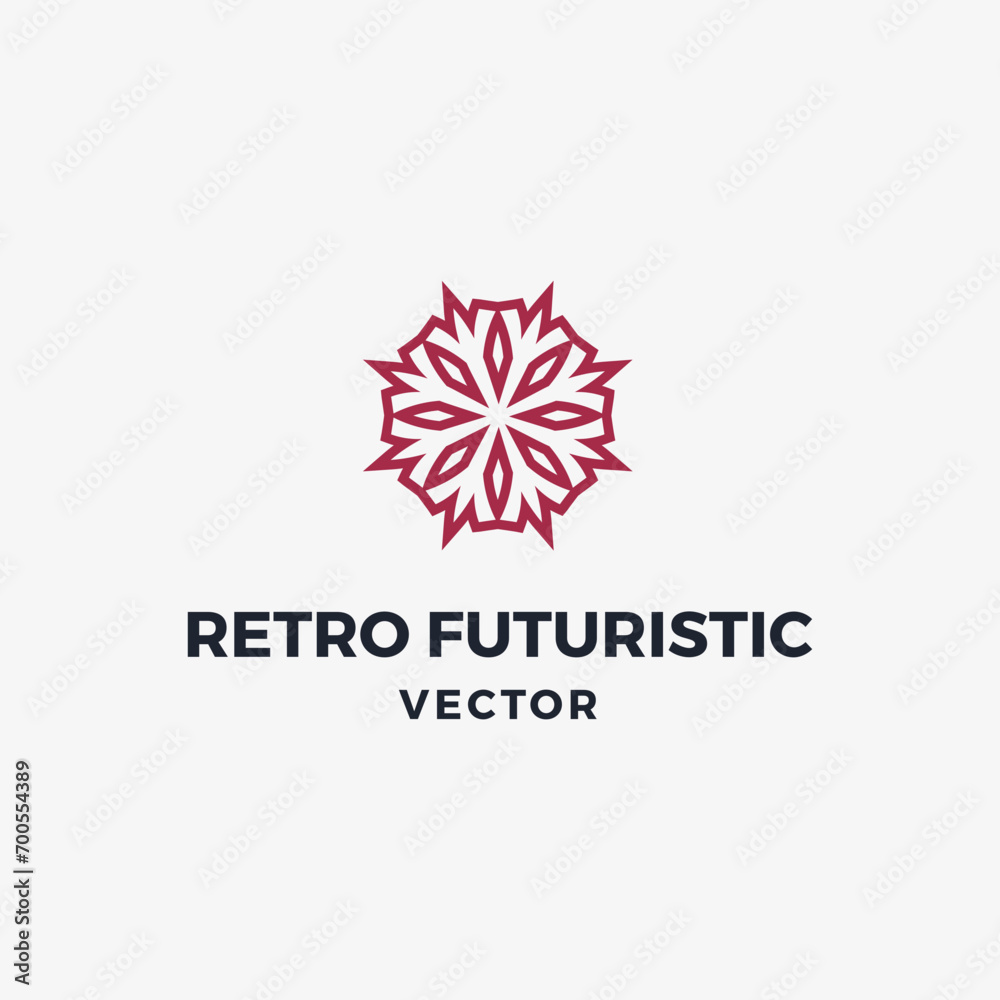 Abstract beautiful retro futuristic vector Abstract beautiful retro futuristic vector