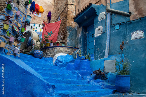Through the streets of the medina of  Chefchaouen, Morocco © Paolo