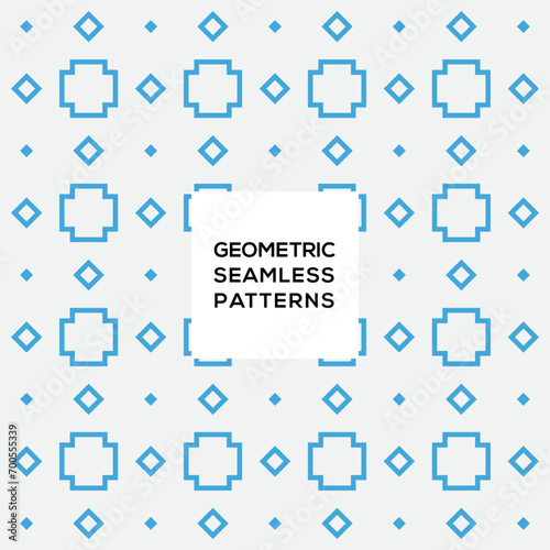 Decoration geometric seamless pattern