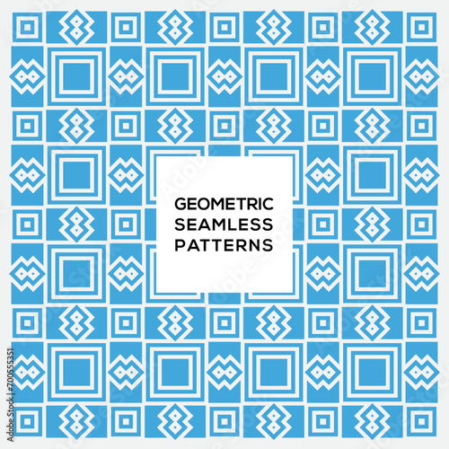 Decoration geometric seamless pattern