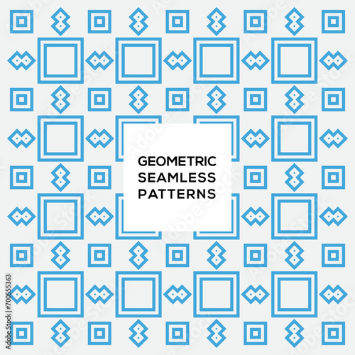 Decoration geometric seamless pattern