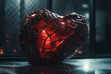 Futuristic love on Valentine's Day - Give me your heart. Generative AI