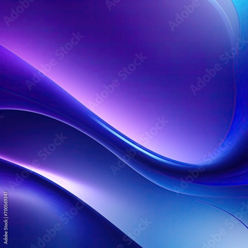 Blue and purple gradient curved lines abstract background