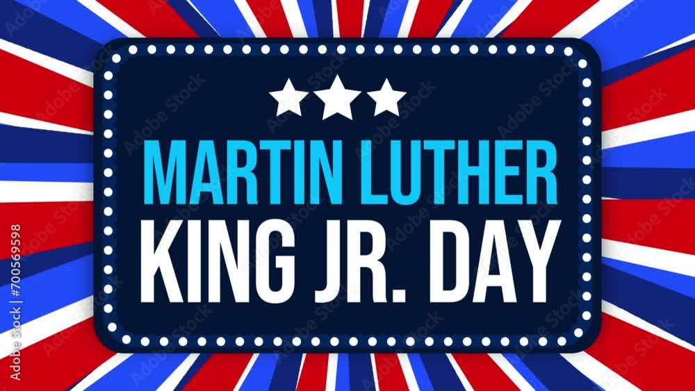The third Monday of January is celebrated as Martin Luther King Jr. Day in the United States of America, patriotic background The third Monday of January is celebrated as Martin Luther King Jr. Day in the United States of America, patriotic background