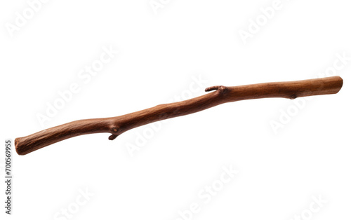 Brown Stick, Unveiling Earth's Subtle Beauty on White or PNG Transparent Background