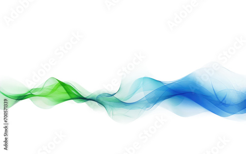 Digital Dynamic Wave of Particles in Cool Tones on White or PNG Transparent Background