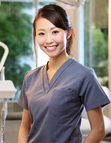 笑顔の歯科衛生士