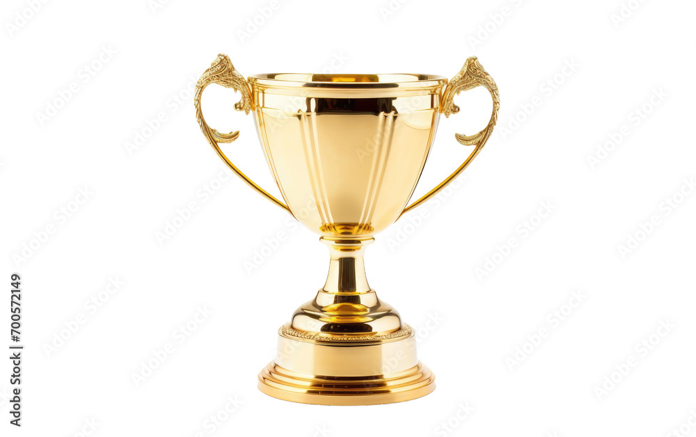 The Prestigious Gold Cup Trophy of Triumph on White or PNG Transparent Background The Prestigious Gold Cup Trophy of Triumph on White or PNG Transparent Background