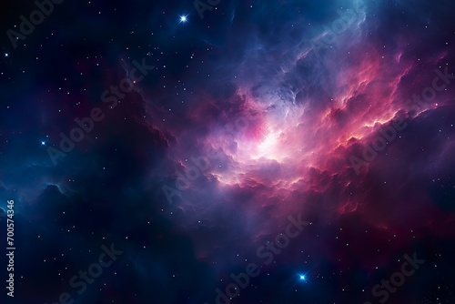 Ultra detailed nebula abstract wallpaper with men made with AI  © Umar