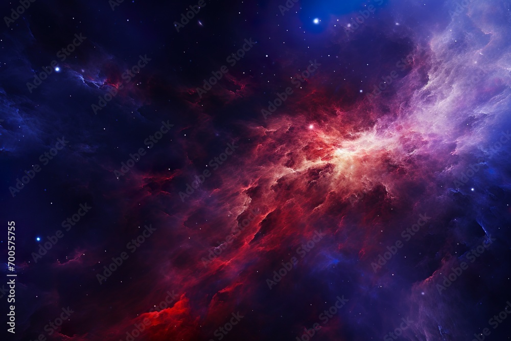 Ultra detailed nebula abstract wallpaper with men made with AI 
