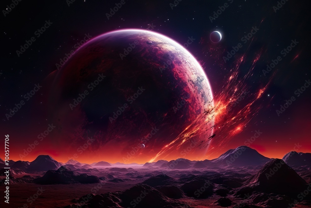 Ultra detailed nebula abstract wallpaper with men made with AI Ultra detailed nebula abstract wallpaper with men made with AI