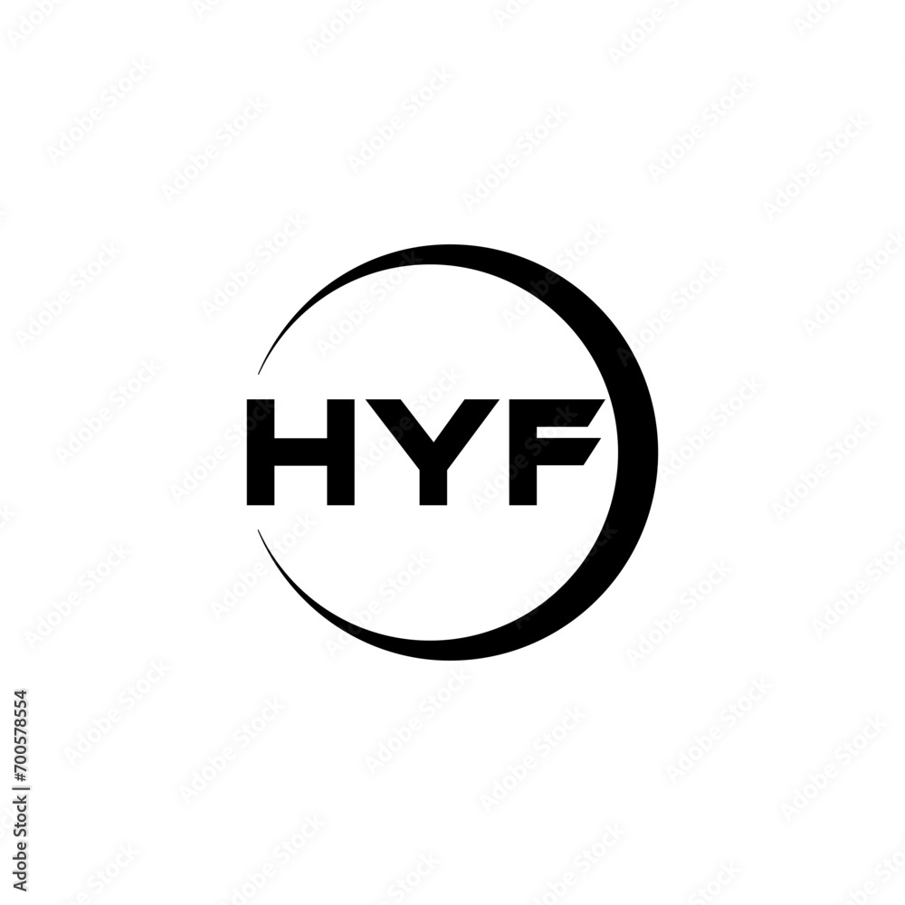 HYF letter logo design with white background in illustrator, cube logo, vector logo, modern alphabet font overlap style. calligraphy designs for logo, Poster, Invitation, etc. HYF letter logo design with white background in illustrator, cube logo, vector logo, modern alphabet font overlap style. calligraphy designs for logo, Poster, Invitation, etc.