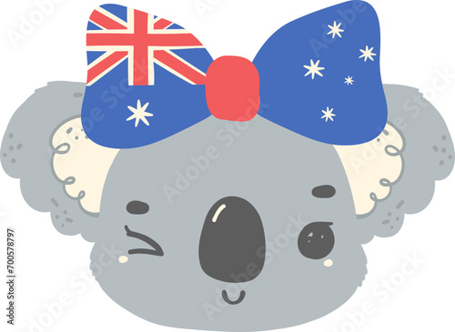 Cute Australia Day Koala  photo