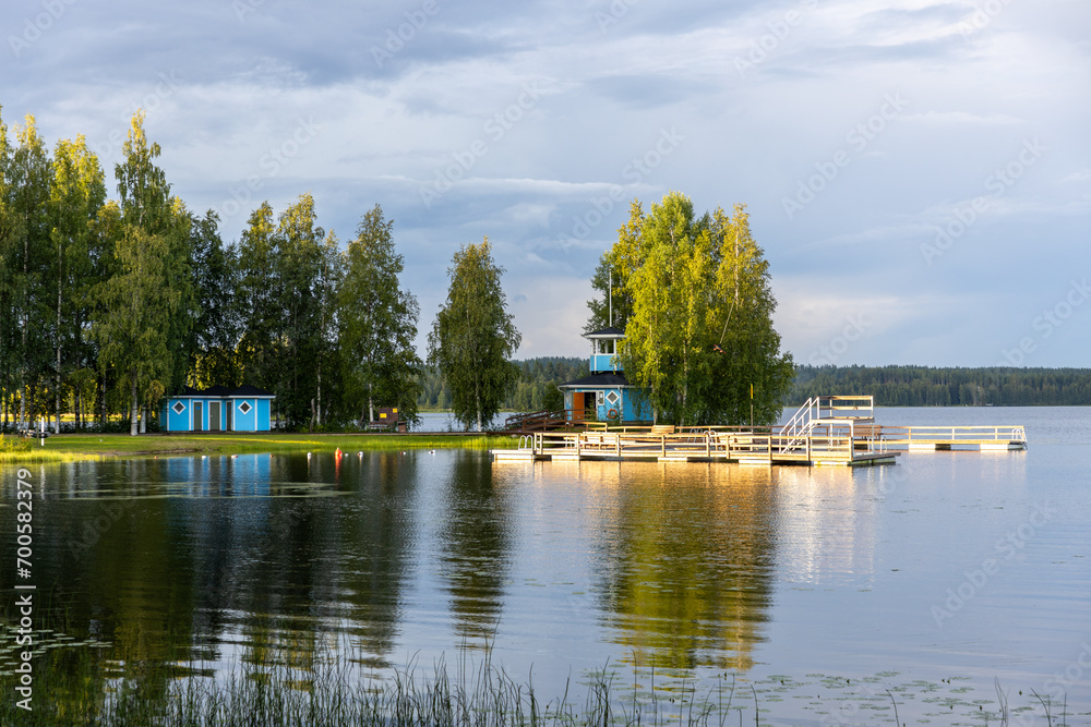 Fototapeta premium Finnland, traumhafte Weite und Ruhe