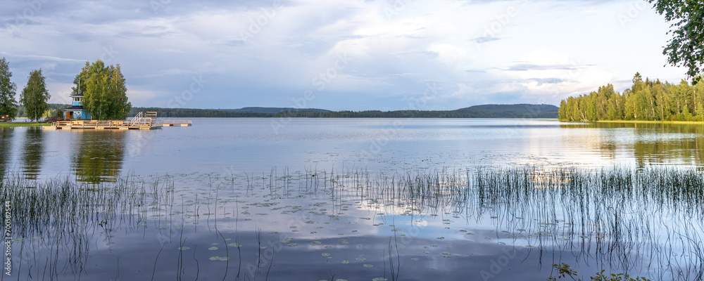 Fototapeta premium Finnland, traumhafte Weite und Ruhe